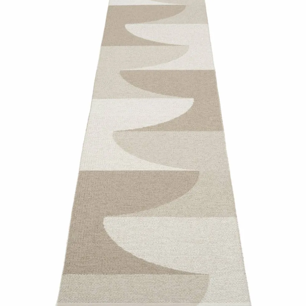 Hill matta 70 × 270 cm, ochre/yellow/cream