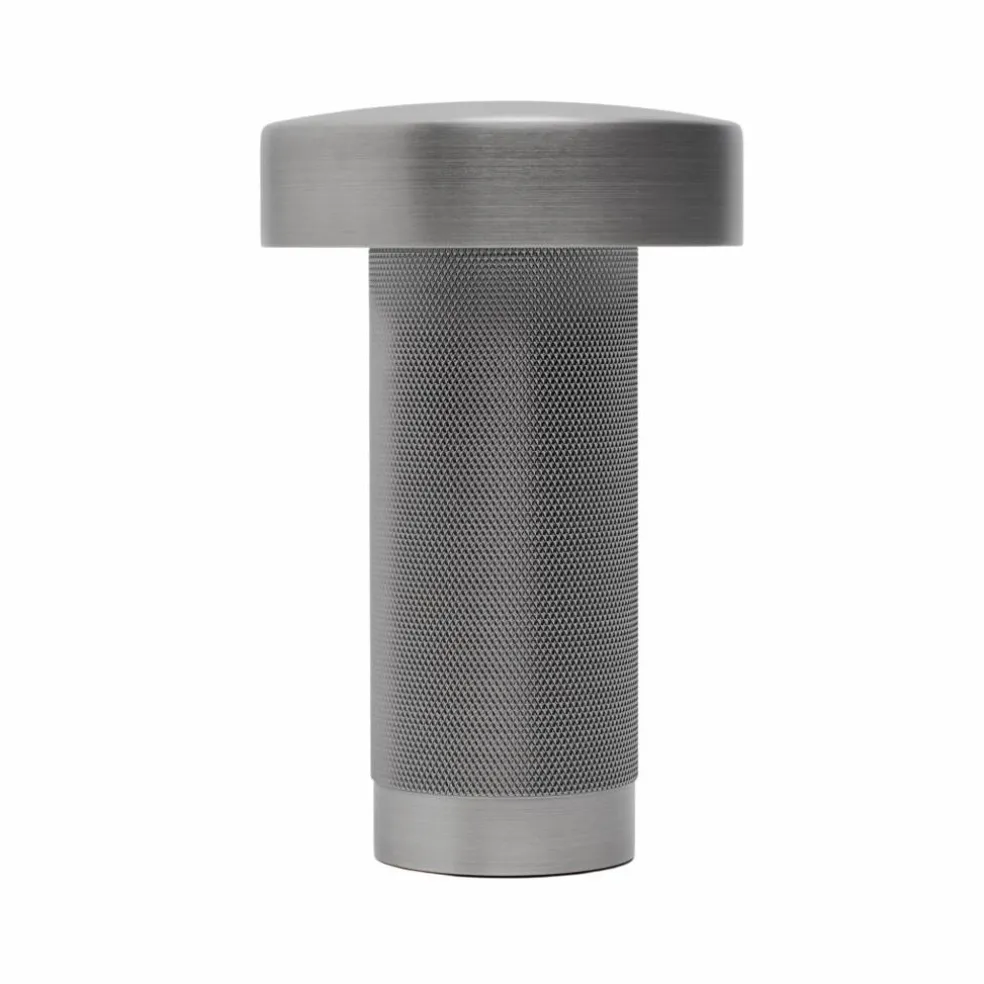 Holster portabel bordslampa 16 cm, nickel