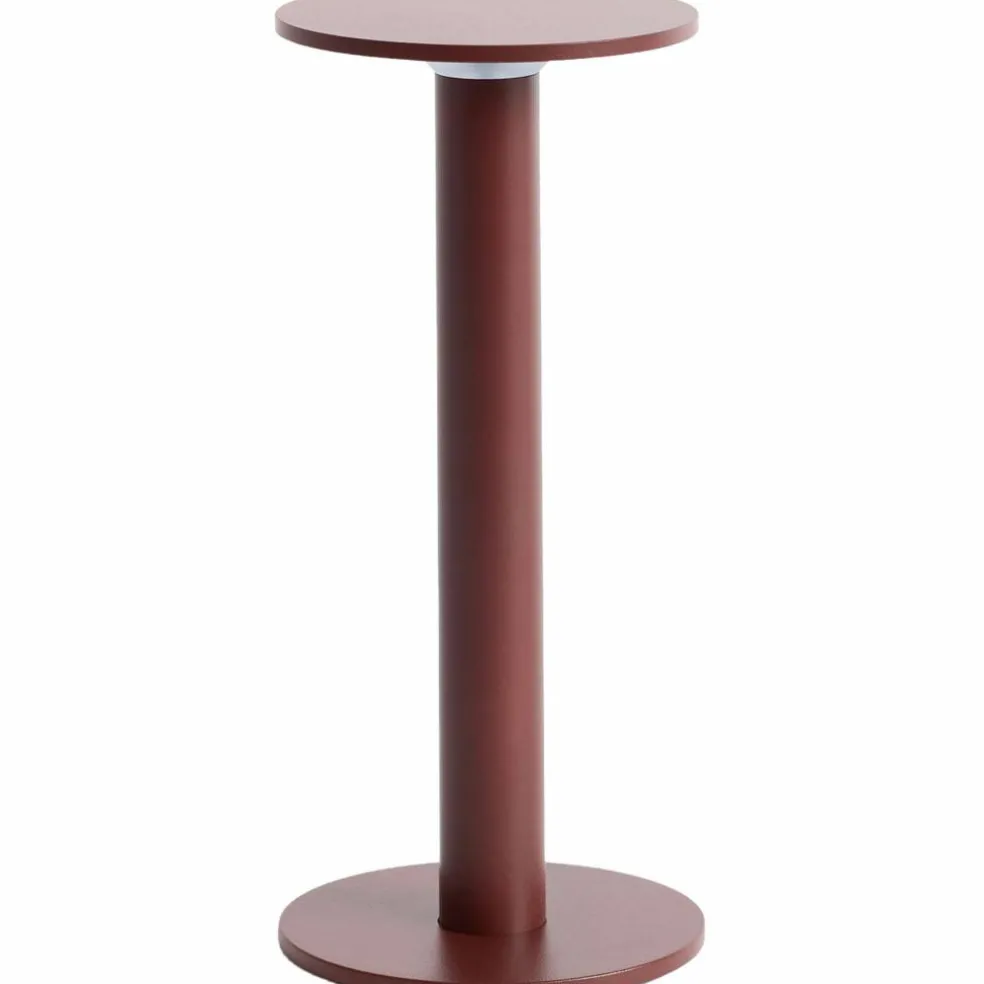 Host portabel bordslampa 22 cm, järnröd