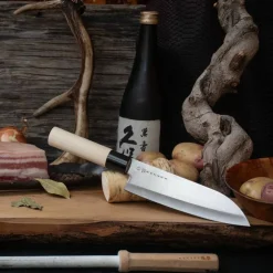 Houcho Santoku/Kockkniv Magnoliahandtag 17 cm