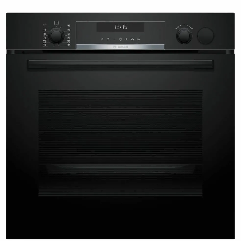 HRG578BB7 Serie 6 inbyggnadsugn med ångfunktion 60 × 60 cm, svart