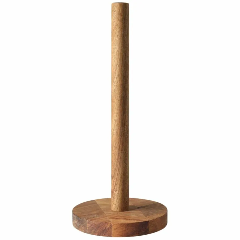Hushållspappershållare 30,5 cm, akaciaträ