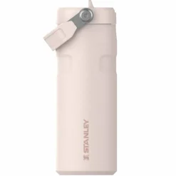 IceFlow Flip Straw vattenflaska 0,47 liter, svart