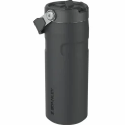 IceFlow Flip Straw vattenflaska 0,47 liter, svart
