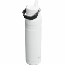 IceFlow Flip Straw vattenflaska 1,06 liter, svart