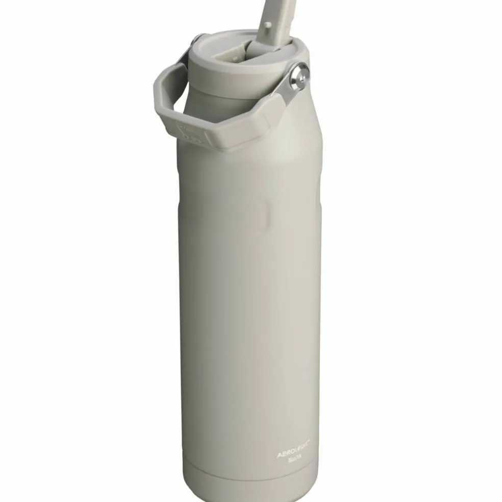 IceFlow Flip Straw vattenflaska 1,06 liter, svart