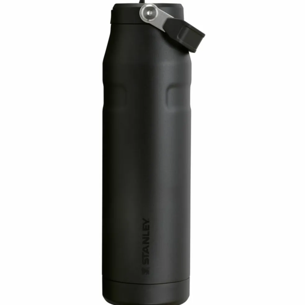 IceFlow Flip Straw vattenflaska 1,06 liter, svart