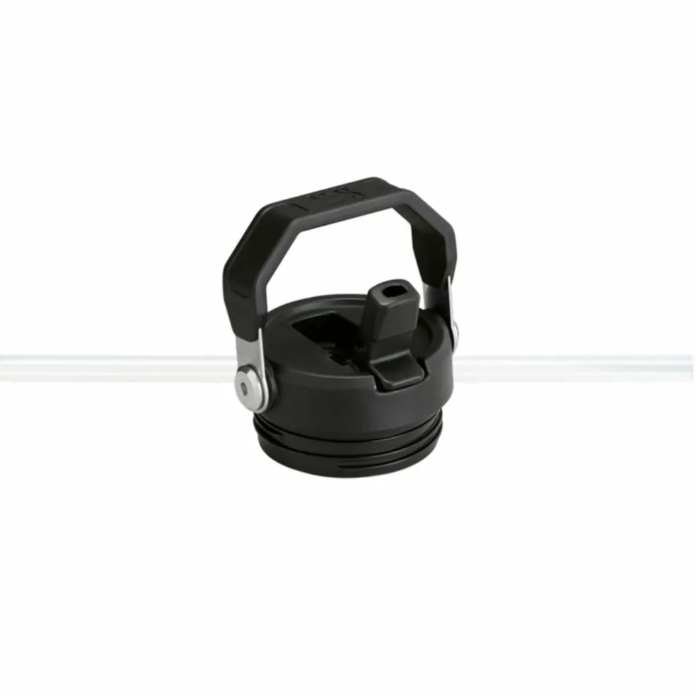 IceFlow Flip Straw vattenflaska 1,06 liter, svart