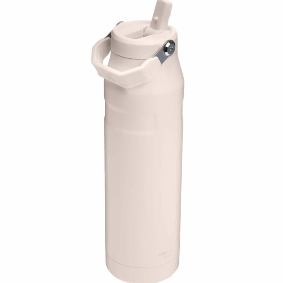 IceFlow Flip Straw vattenflaska 1,06 liter, svart
