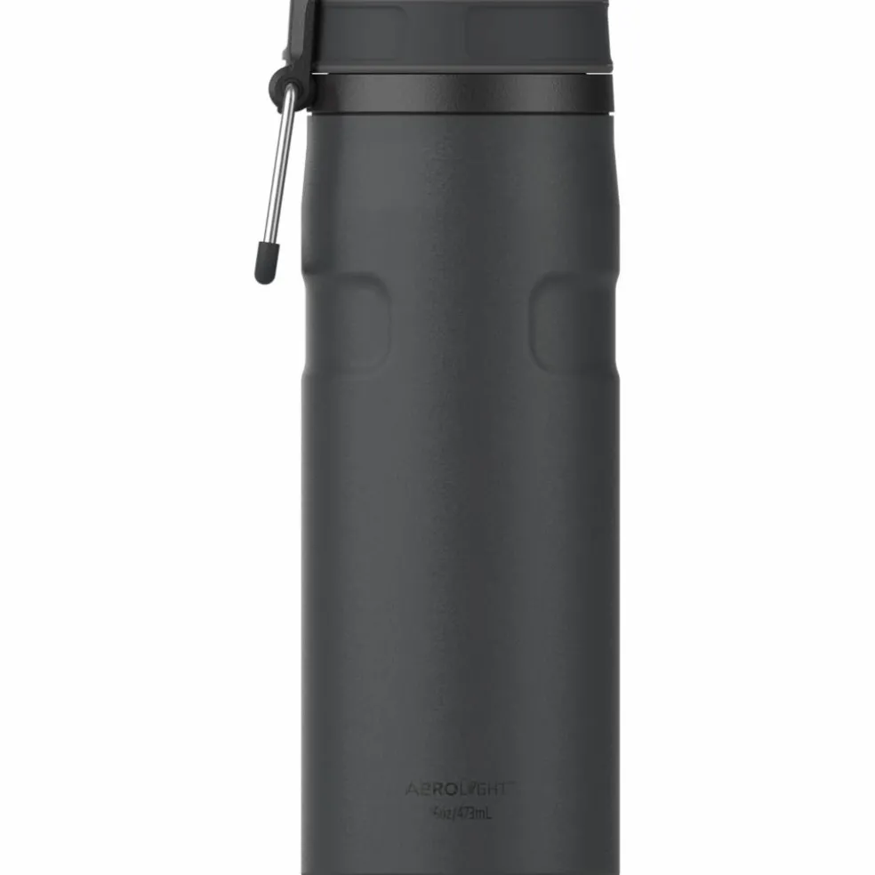 IceFlow Twist Flip termosflaska 0,47 liter, svart