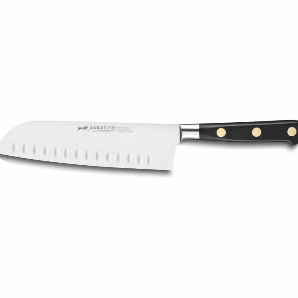 Ideal Santokukniv olivslipad 18 cm Svart