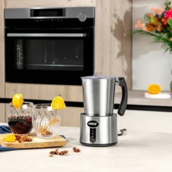 Induction mjölkskummare 650 watt, silver
