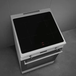 Induktionsspis 60 cm, rostfritt stål