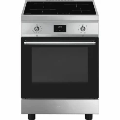 Induktionsspis 60 cm, rostfritt stål