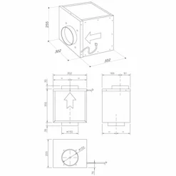 Inomhus1 fläktmotor, extern
