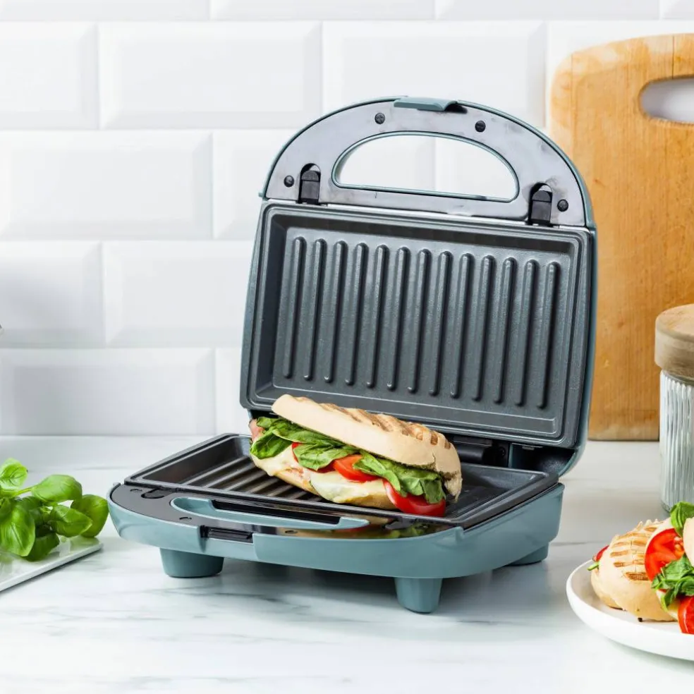 3-in-1 smörgåsgrill/våffeljärn, black