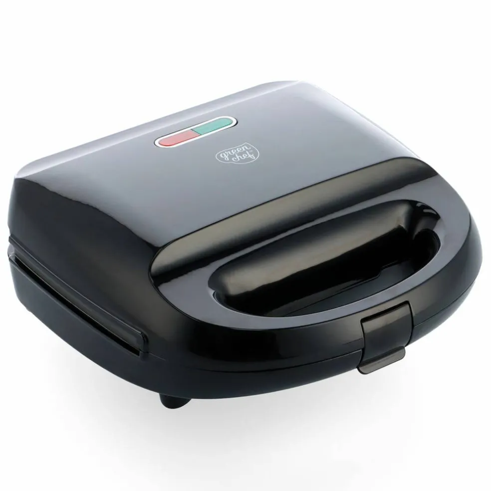3-in-1 smörgåsgrill/våffeljärn, black