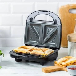 3-in-1 smörgåsgrill/våffeljärn, smokey blue