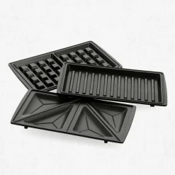 3-in-1 smörgåsgrill/våffeljärn, smokey blue