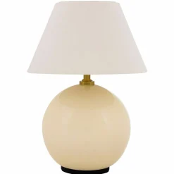 Iris portabel bordslampa, creme