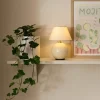 Iris portabel bordslampa, duvblå