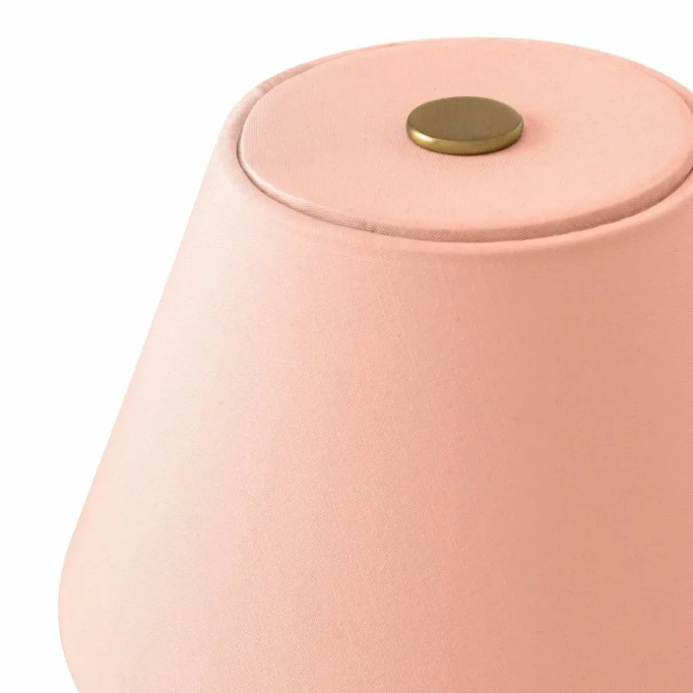 Iris portabel bordslampa, duvblå
