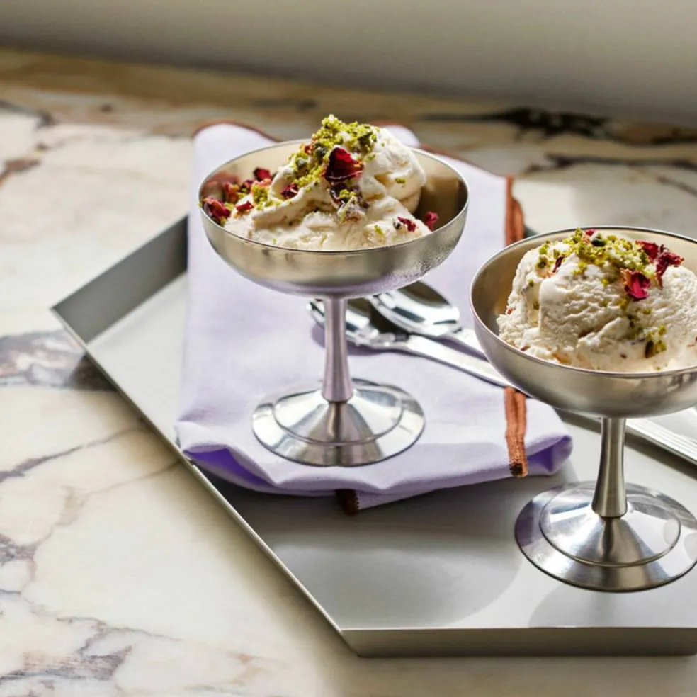 Italian Ice Cup glassbägare, rostfritt stål