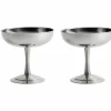 Italian Ice Cup glassbägare 2 st, rostfritt stål