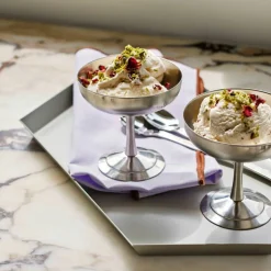 Italian Ice Cup glassbägare 2 st, rostfritt stål