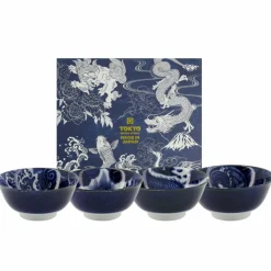 Japonism skålset 4 delar