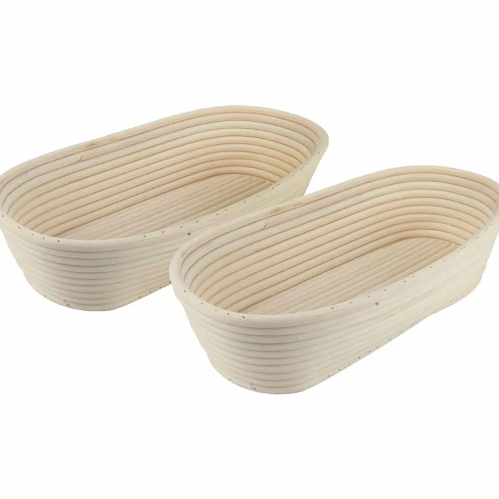 Jäskorgar 2-pack, oval, 35x18x8 cm