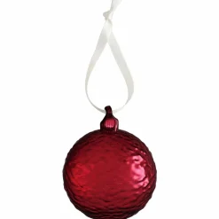Julgranskulor deep red, 5 cm