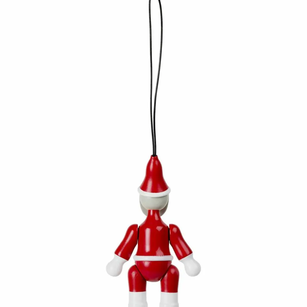 Jultomte och tomtemor, röd/vit