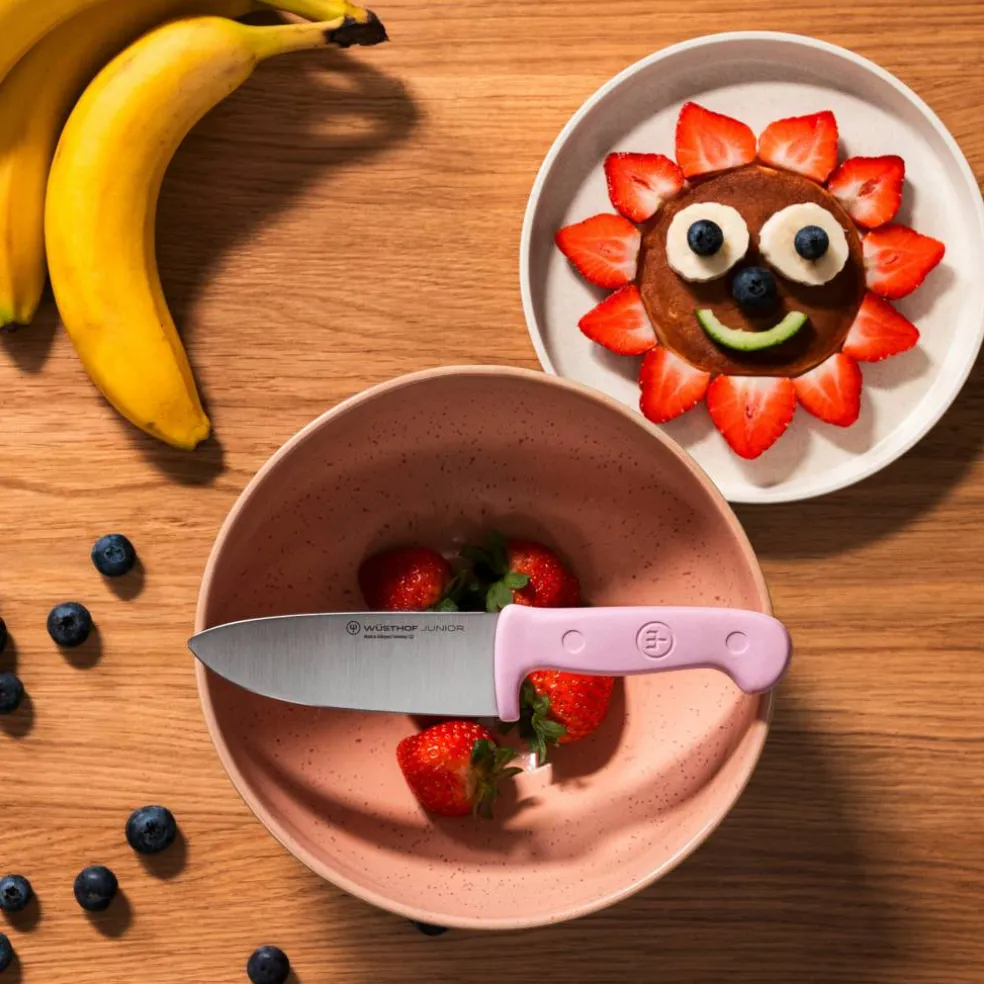 Junior kockkniv 10 cm, rosa