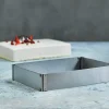 Justerbar kakform 28 x 18 x 5 cm, rostfritt stål