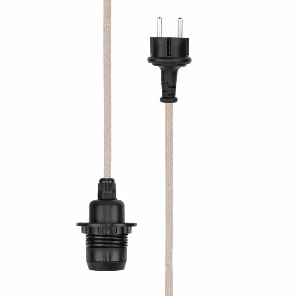 Kabel för utomhusbelysning 5 meter, natur