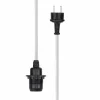 Kabel för utomhusbelysning 5 meter, svart