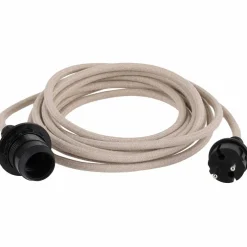 Kabel för utomhusbelysning 5 meter, svart