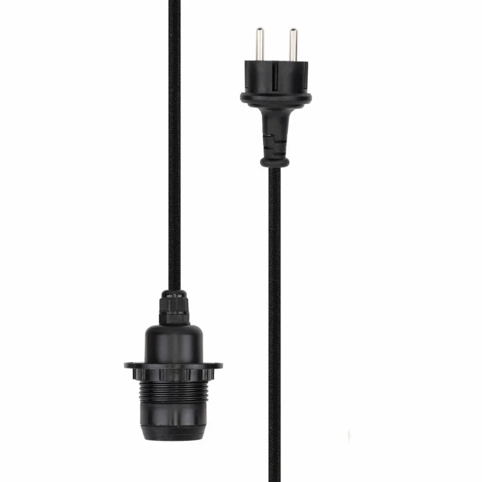 Kabel för utomhusbelysning 5 meter, svart