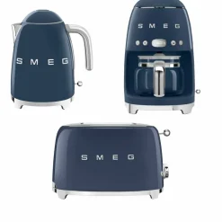 Kaffebryggare, brödrost & vattenkokare, navy blue