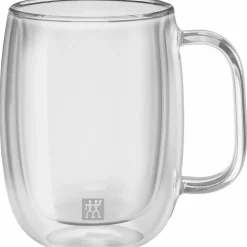 Kaffeglas med handtag, 2- pack, 355 ml