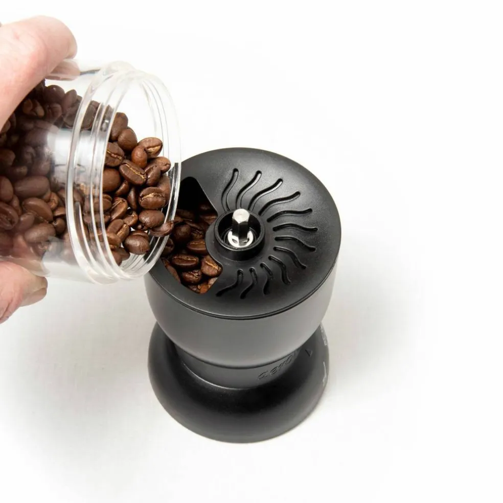 Kaffekvarn manuell, svart