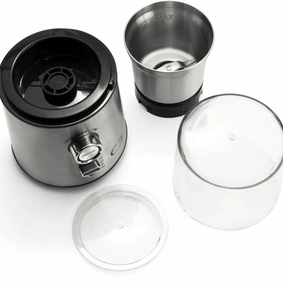 Kaffekvarn, rostfritt stål