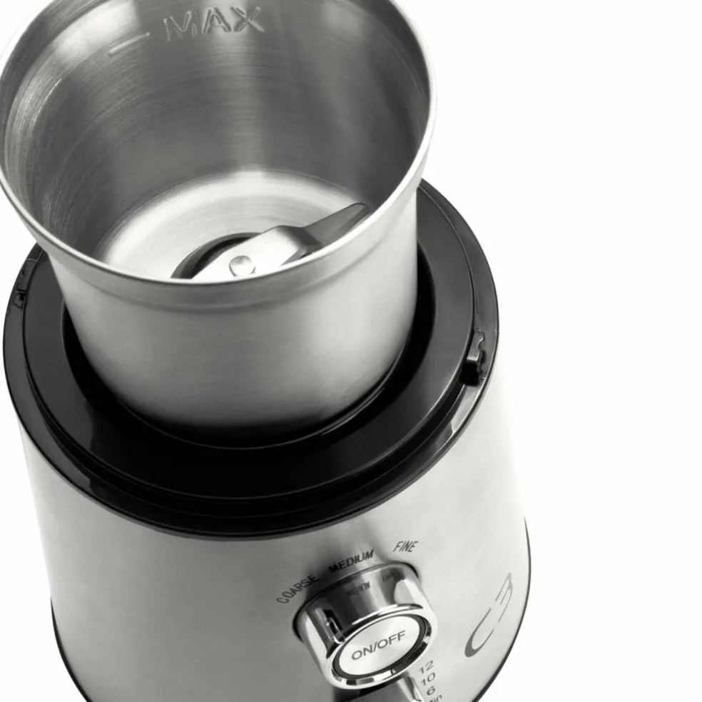 Kaffekvarn, rostfritt stål