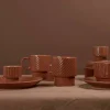 Kaffemugg 2-pack, terracotta