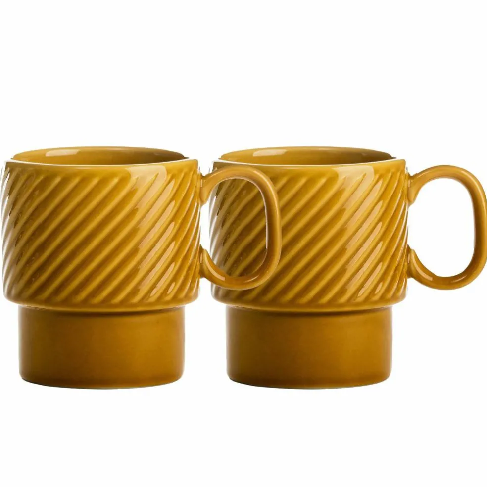 Kaffemugg 2-pack, terracotta