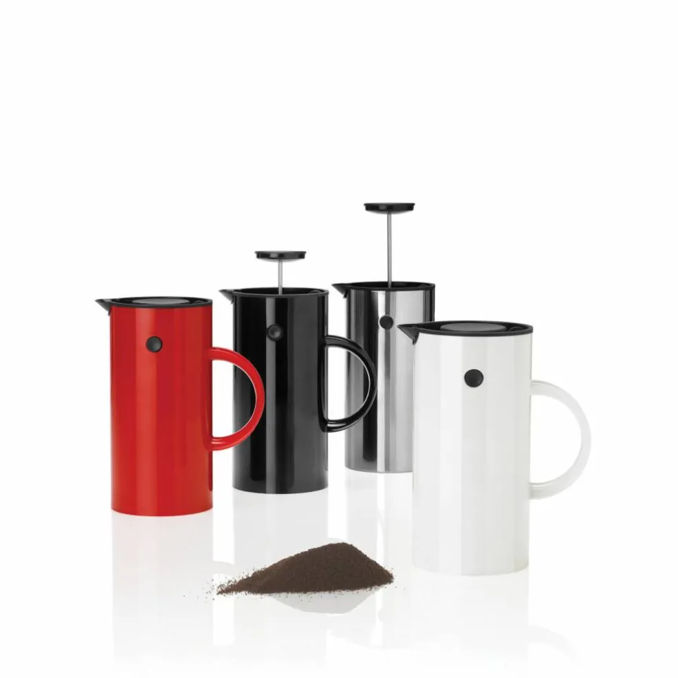 Kaffepress 8 koppar - vit