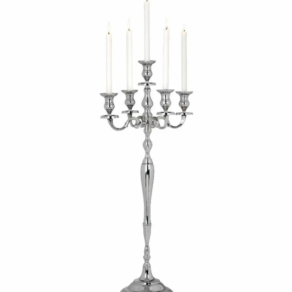 Kandelaber 5-armad Aluminium 40 cm