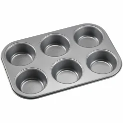 Karabo muffinsform 6 st, kolstål