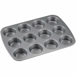 Karabo muffinsform 6 st, kolstål